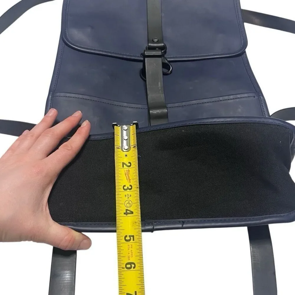 Rains Rucksack Navy Blue Black Waterproof Backpack Laptop iPad Travel Outdoor